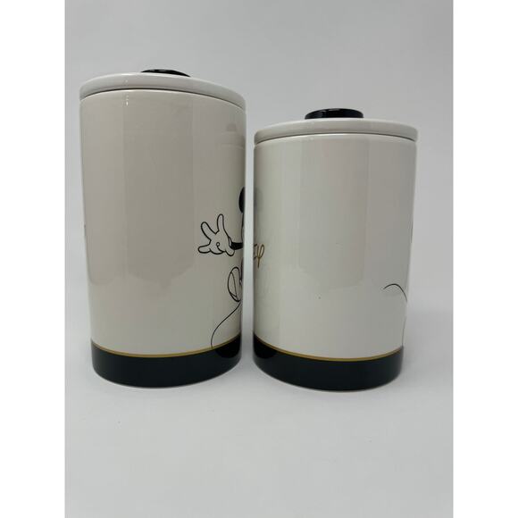 Disney Mickey Mouse Signature Canister Jar Set NEW - Picture 4 of 7